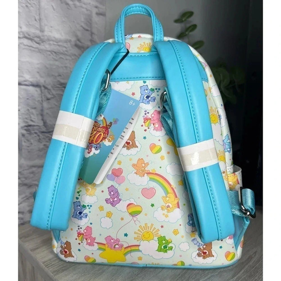 NWT COLLECTION LOUNGE EXCLUSIVE LF CARE BEARS RAINBOW MINI BACKPACK! - Picture 2 of 9